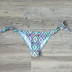 SHEIN Multicolor Geometric Bikini Bottom